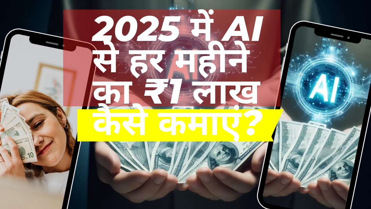 2025 में AI से हर महीने का ₹1 लाख कैसे कमाएं? जानिए 10 ज़बरदस्त टूल्स और स्टेप-बाय-स्टेप स्ट्रैटेजी!